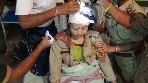 Kailashahar : injured constables shifted to GB; SDPO lodged case against the identified culprits Kailashahar : injured constables shifted to GB; SDPO lodged case against the identified culprits